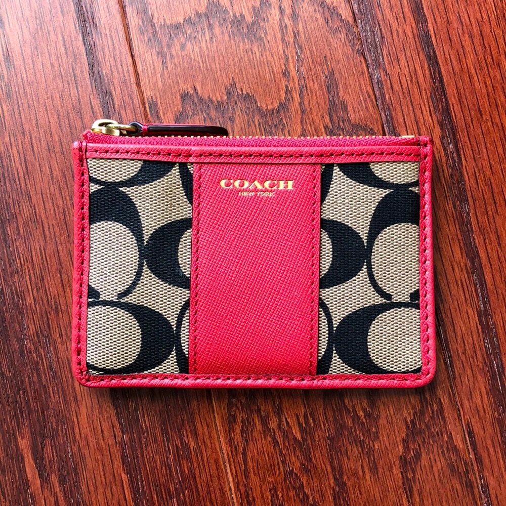Coach Zip Card Case